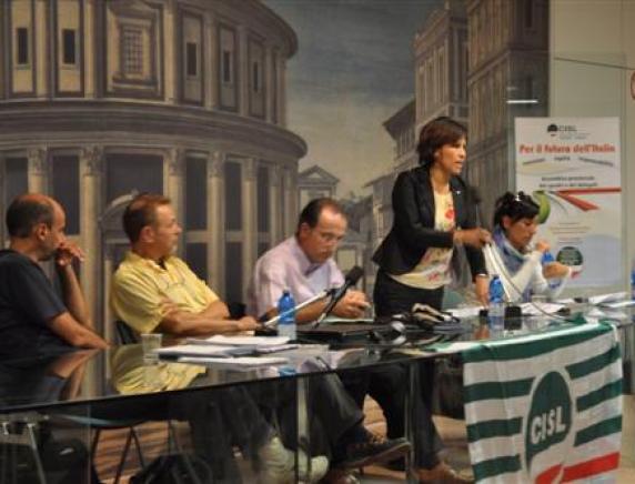 Assemblea dei quadri e delegati della Cisl di Pesaro - Urbino