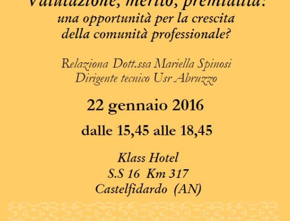 Seminario sul comitato di valutazione e bonus di merito