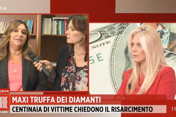 Truffa dei diamanti: l'intervento di Adiconsum Marche a "Storie Italiane"